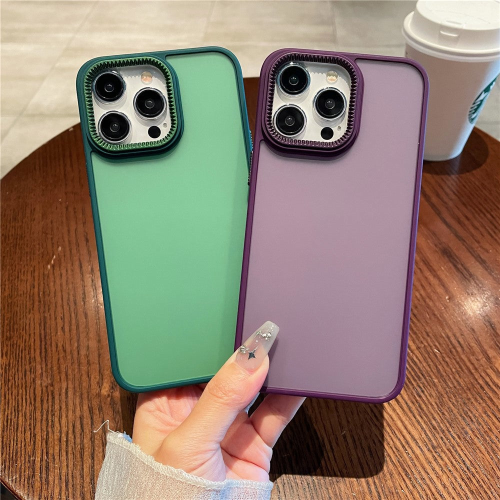 For iPhone 14 Pro Case Gear Inspired Design PC + TPU Skin Touch Phone Cover