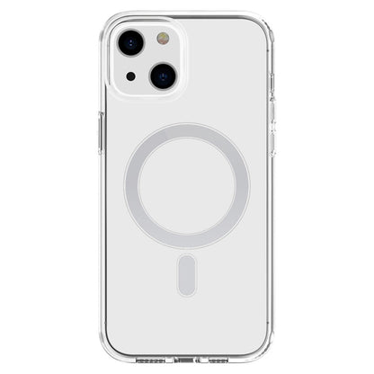For iPhone 14 Magnetic Case Compatible with MagSafe PC + TPU Clear Phone Cover