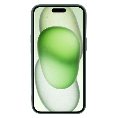 For iPhone 15 Plus Case Compatible with MagSafe Liquid Silicone Phone Cover with Tempered Glass Lens Protector