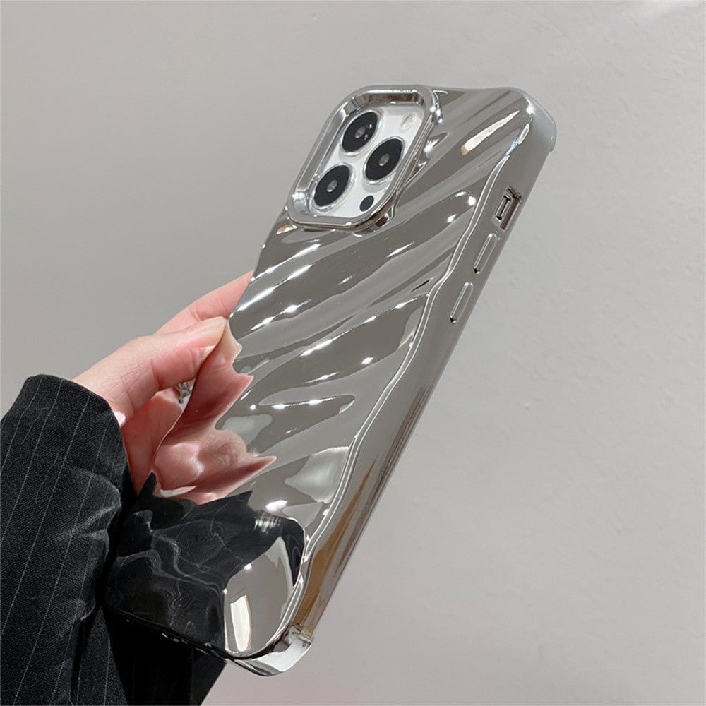 For iPhone 14 Pro Case Wave Texture TPU Shockproof Phone Cover