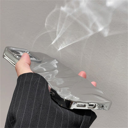 For iPhone 14 Pro Case Wave Texture TPU Shockproof Phone Cover