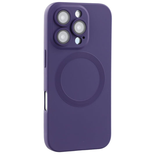 For iPhone 16 Pro Case Compatible with MagSafe Liquid Silicone Phone Cover with Tempered Glass Lens Protector