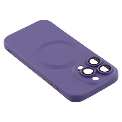 For iPhone 16 Pro Case Compatible with MagSafe Liquid Silicone Phone Cover with Tempered Glass Lens Protector