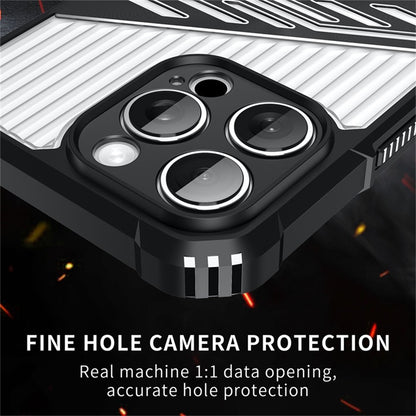 For iPhone 14 Pro Case Folding Kickstand PC + TPU Anti Drop Phone Cover