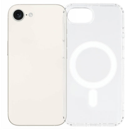 For iPhone 17e / 16e Case Compatible with MagSafe TPU + Acrylic Clear Phone Cover
