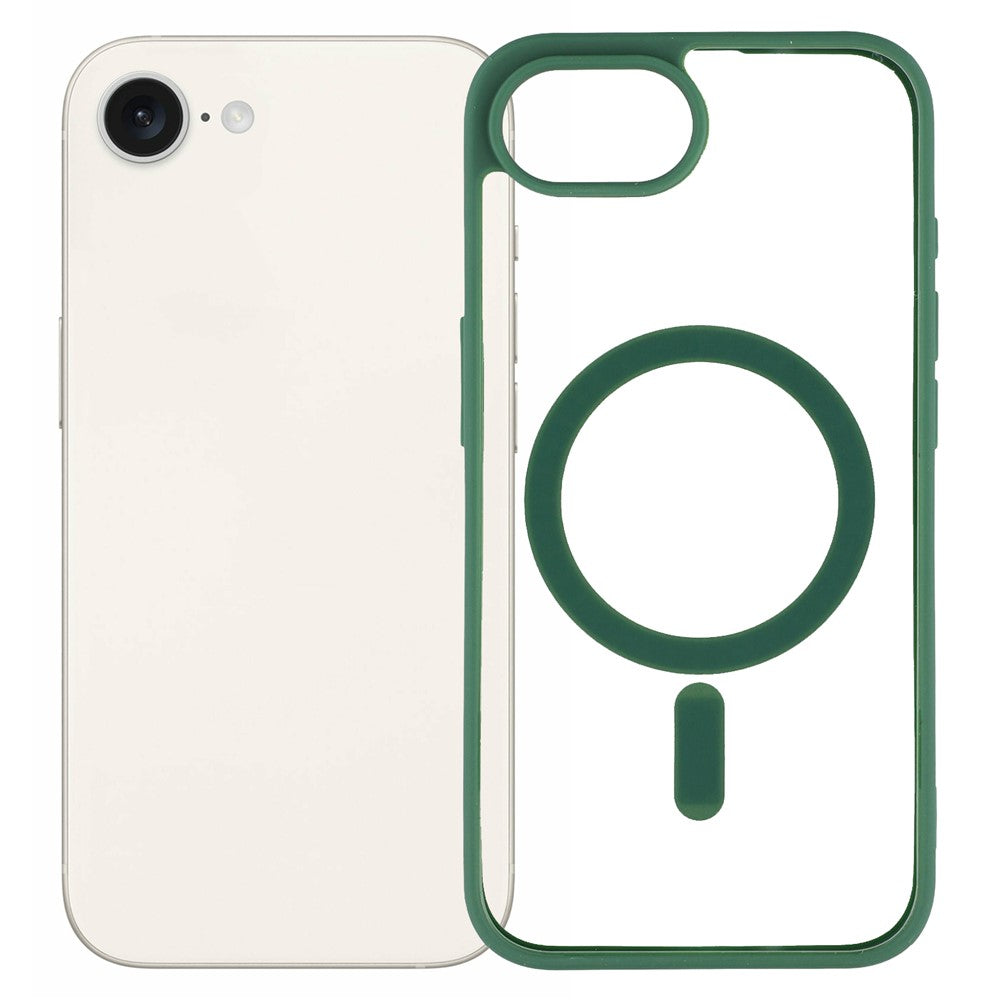 For iPhone 17e / 16e Case Compatible with MagSafe TPU + Acrylic Matte Phone Cover