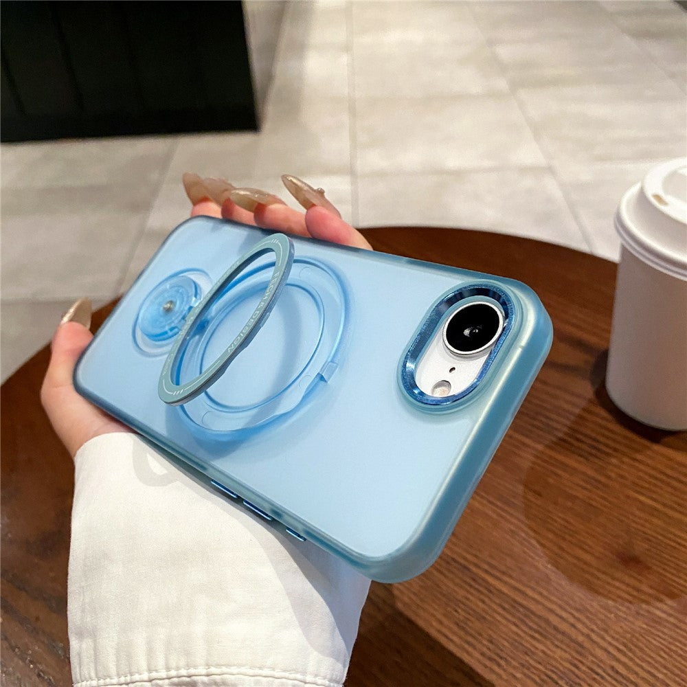 For iPhone 17e / 16e Case Compatible with MagSafe Kickstand TPU + PC Phone Back Cover