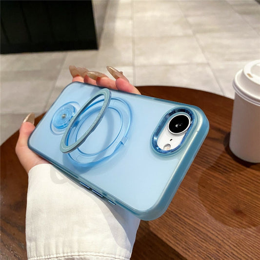 For iPhone 17e / 16e Case Compatible with MagSafe Kickstand TPU + PC Phone Back Cover