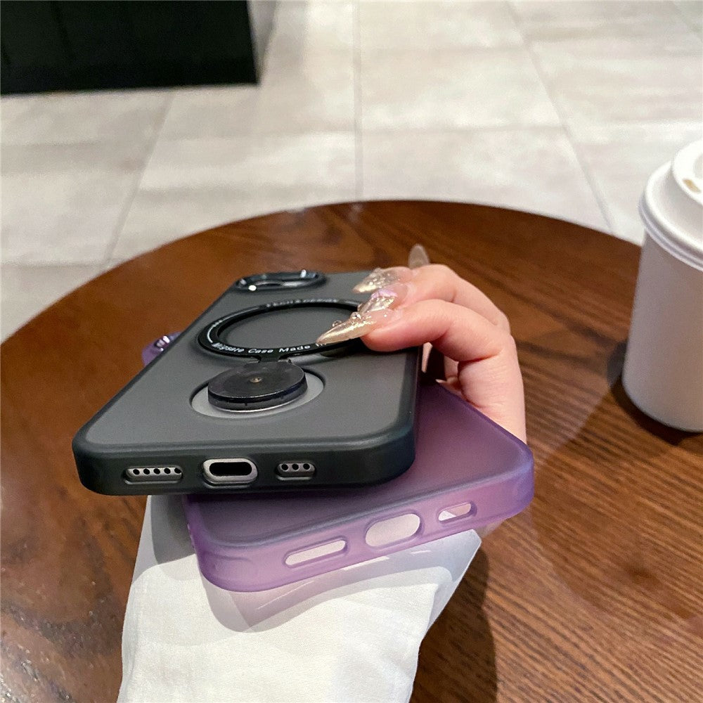 For iPhone 17e / 16e Case Compatible with MagSafe Kickstand TPU + PC Phone Back Cover