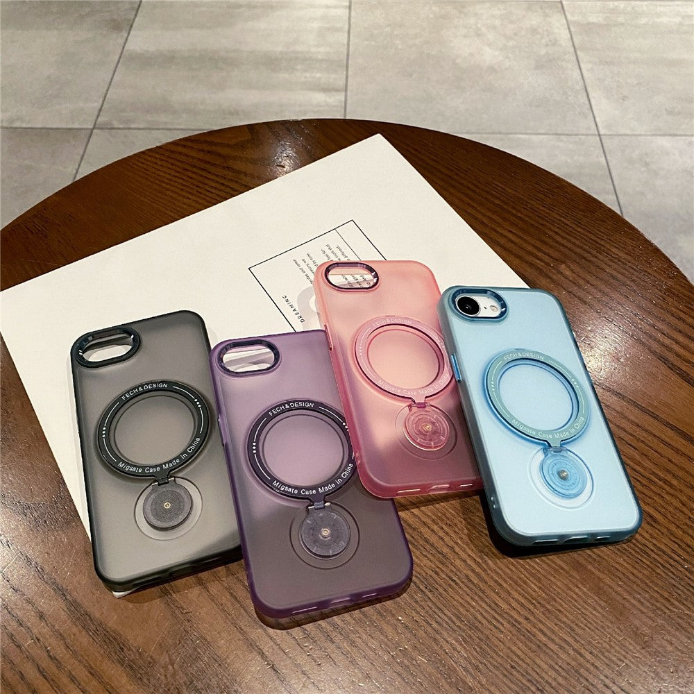 For iPhone 17e / 16e Case Compatible with MagSafe Kickstand TPU + PC Phone Back Cover