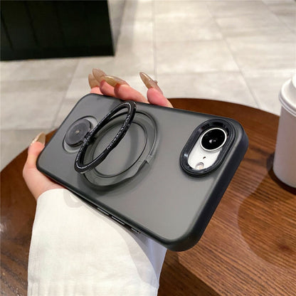 For iPhone 17e / 16e Case Compatible with MagSafe Kickstand TPU + PC Phone Back Cover