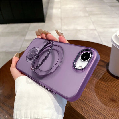 For iPhone 17e / 16e Case Compatible with MagSafe Kickstand TPU + PC Phone Back Cover