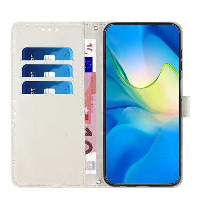 For iPhone 17e / 16e Stand Case Marble Pattern PU Leather Wallet Phone Cover