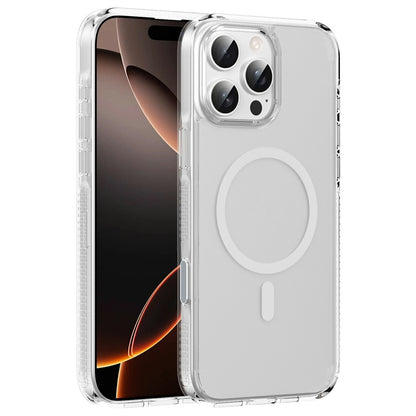 For iPhone 16 Pro Max Case with Camera Touch Control Button PC + TPU Phone Cover Compatible with MagSafe