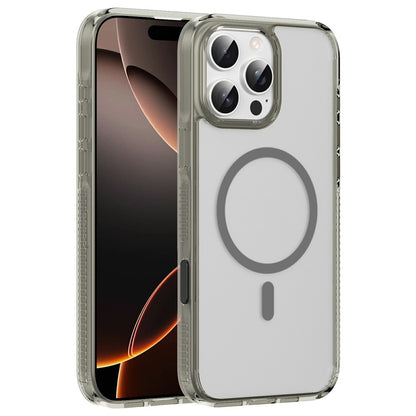 For iPhone 16 Pro Max Case with Camera Touch Control Button PC + TPU Phone Cover Compatible with MagSafe