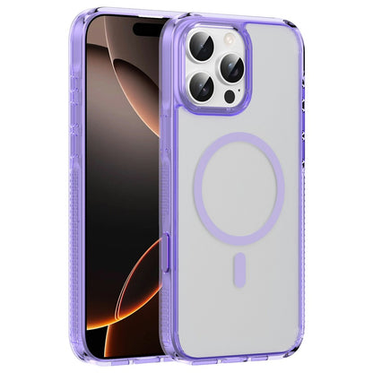 For iPhone 16 Pro Max Case with Camera Touch Control Button PC + TPU Phone Cover Compatible with MagSafe