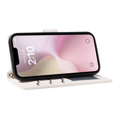 For iPhone 17e / 16e Wallet Case Rhombus Leather Phone Cover
