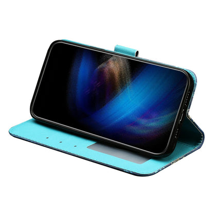 For iPhone 17e / 16e Case 3D Pattern Printed Phone Leather Phone Cover