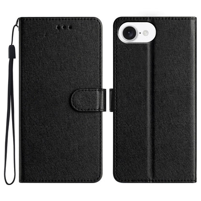 For iPhone 17e / 16e Wallet Case Leather Folio Phone Cover Magnetic Clasp