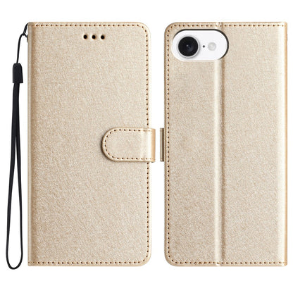 For iPhone 17e / 16e Wallet Case Leather Folio Phone Cover Magnetic Clasp
