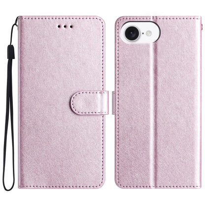 For iPhone 17e / 16e Wallet Case Leather Folio Phone Cover Magnetic Clasp