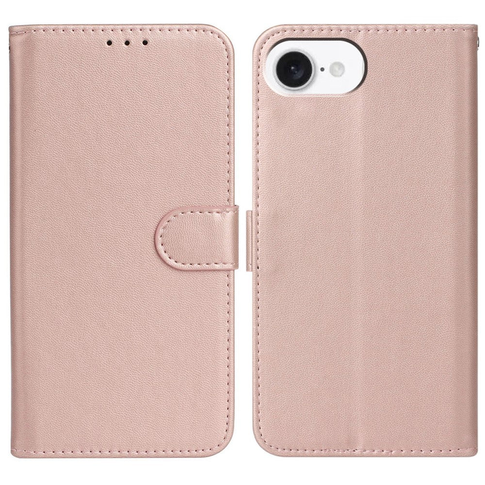 For iPhone 17e / 16e Case PU Leather Flip Phone Cover Wallet Card Slot Holder