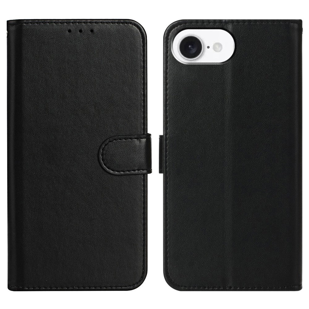 For iPhone 17e / 16e Case PU Leather Flip Phone Cover Wallet Card Slot Holder