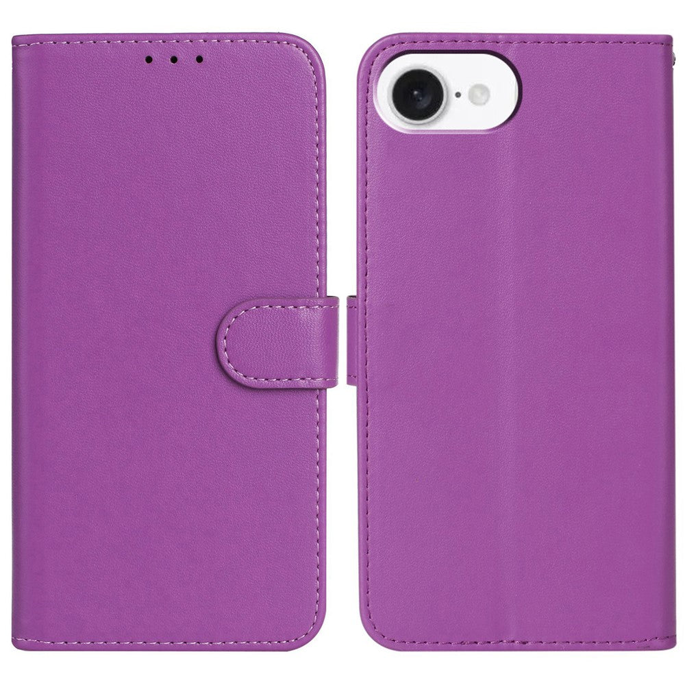 For iPhone 17e / 16e Case PU Leather Flip Phone Cover Wallet Card Slot Holder
