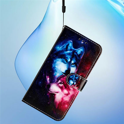 For iPhone 17e / 16e Wallet Case Printed Pattern Design Leather Phone Cover