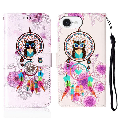 For iPhone 17e / 16e Case Pattern Leather Wallet Phone Cover