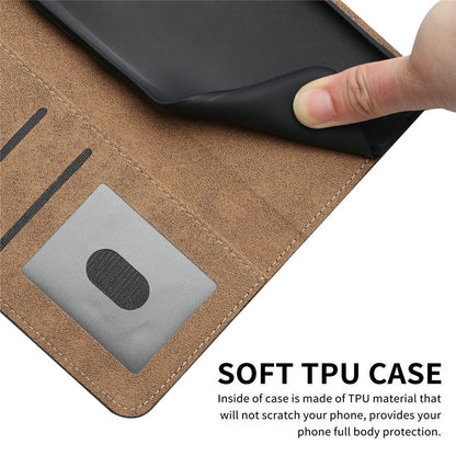 For iPhone 17e / 16e Case Line Imprinted PU Leather Wallet Phone Cover