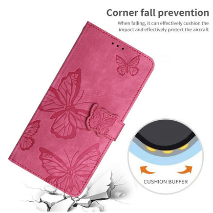 For iPhone 17e / 16e Case Butterfly Design Flip Wallet Leather Phone Cover Skin-Touch