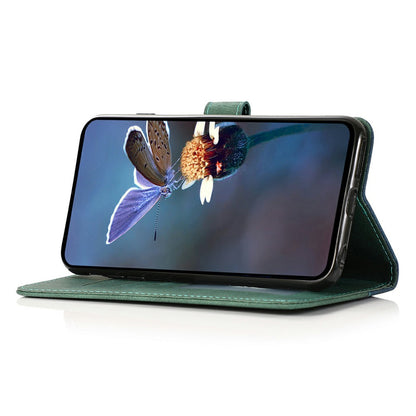 For iPhone 17e / 16e Case Color Splicing Wallet Stand Leather Phone Cover with Wrist Strap
