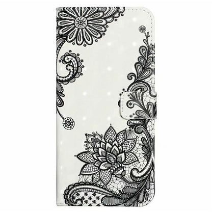 For iPhone 17e / 16e Case 3D Creative Pattern PU Leather Stand Phone Cover