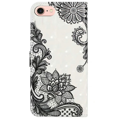 For iPhone 17e / 16e Case 3D Creative Pattern PU Leather Stand Phone Cover