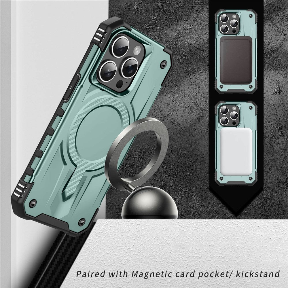 For iPhone 14 Pro Case Compatible with MagSafe Four Corner Airbags PC + TPU Phone Cover
