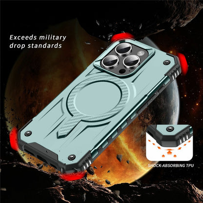 For iPhone 14 Pro Case Compatible with MagSafe Four Corner Airbags PC + TPU Phone Cover