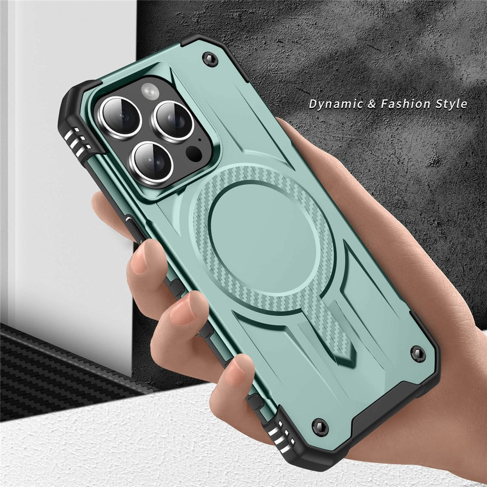 For iPhone 14 Pro Case Compatible with MagSafe Four Corner Airbags PC + TPU Phone Cover