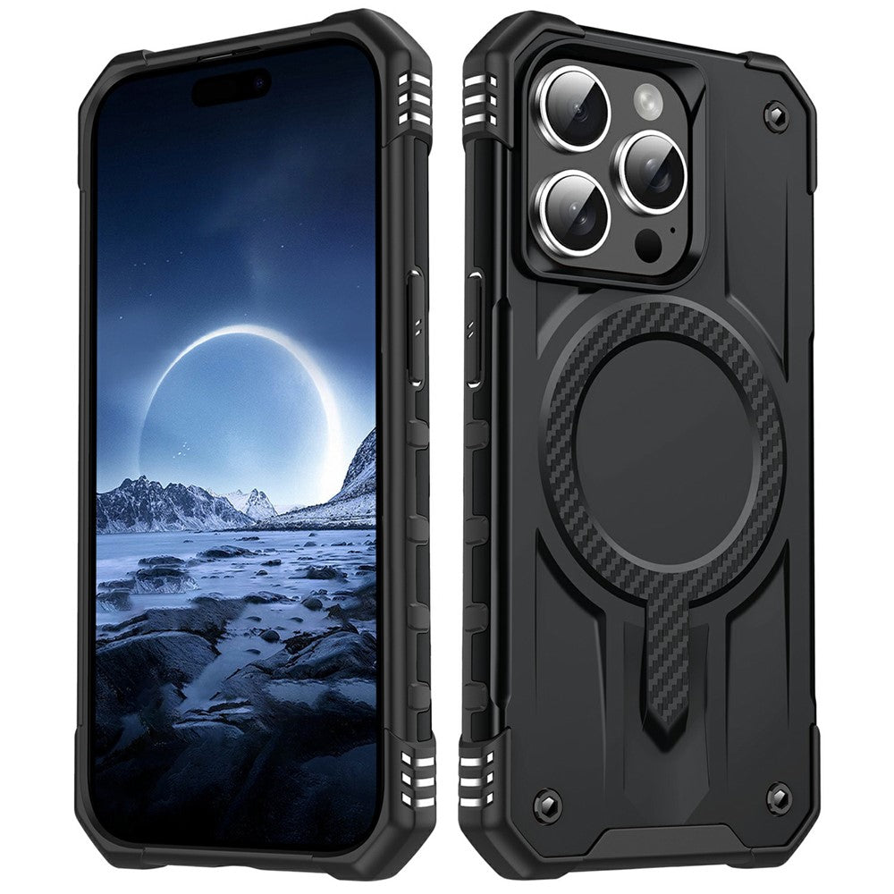 For iPhone 14 Pro Case Compatible with MagSafe Four Corner Airbags PC + TPU Phone Cover