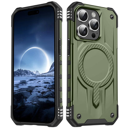 For iPhone 14 Pro Case Compatible with MagSafe Four Corner Airbags PC + TPU Phone Cover