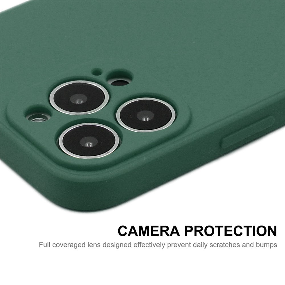 ENKAY HAT PRINCE Cell Phone Case for iPhone 14 Pro Max, Liquid Silicone Straight Edge Precise Cutout Anti-scratch Phone Shell