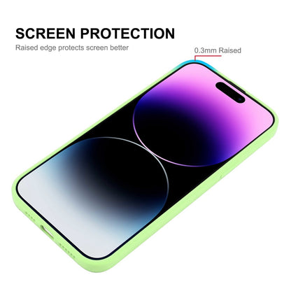 ENKAY HAT PRINCE Cell Phone Case for iPhone 14 Pro Max, Liquid Silicone Straight Edge Precise Cutout Anti-scratch Phone Shell