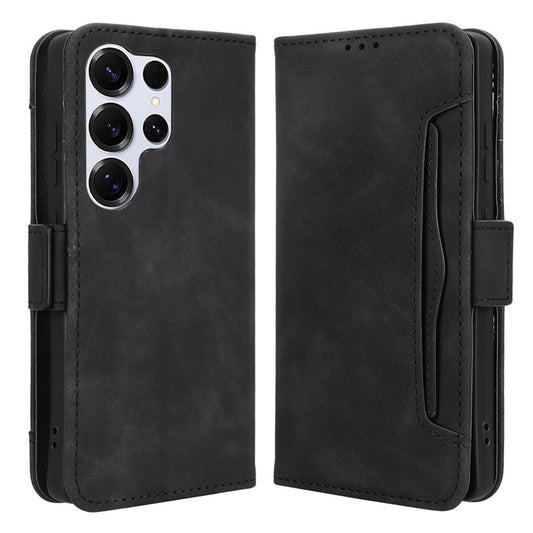 For Samsung Galaxy S25 Ultra Case Leather Phone Wallet Cover with Multiple Card Slots