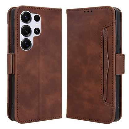 For Samsung Galaxy S25 Ultra Case Leather Phone Wallet Cover with Multiple Card Slots