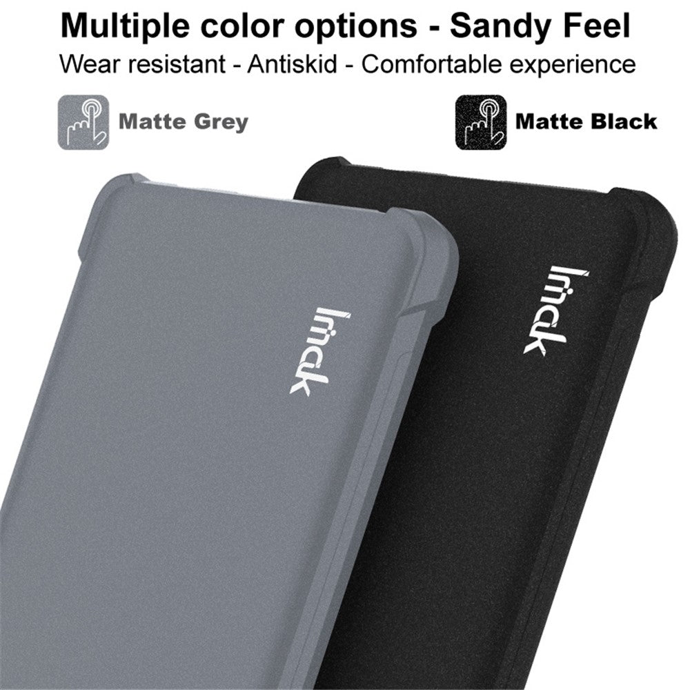IMAK For iPhone 14 Pro Max Flexible TPU Matte Phone Cover Four Corner Airbag Drop-proof Case