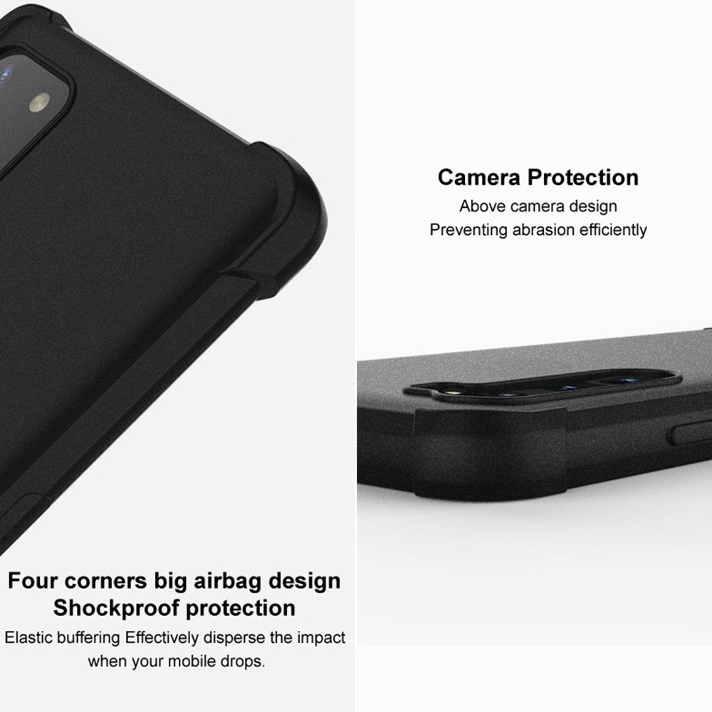 IMAK For iPhone 14 Pro Max Flexible TPU Matte Phone Cover Four Corner Airbag Drop-proof Case