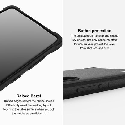 IMAK For iPhone 14 Pro Max Flexible TPU Matte Phone Cover Four Corner Airbag Drop-proof Case
