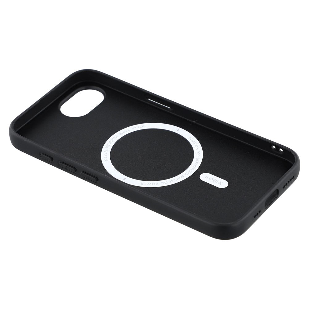 X-LEVEL For iPhone 17e / 16e Case Compatible with MagSafe PC+TPU+PU Phone Back Cover