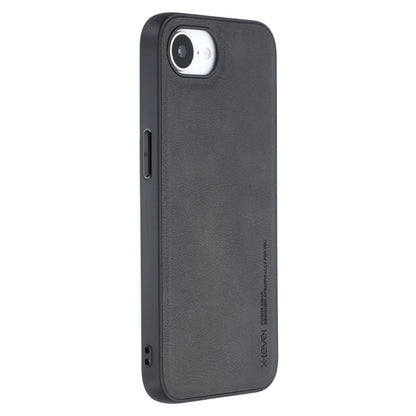 X-LEVEL Bojue-3 Series For iPhone 17e / 16e Case Leather Coated PC+TPU Phone Back Cover