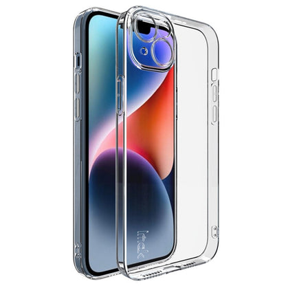 IMAK UX-5 Series for iPhone 14 Plus Anti-fingerprint TPU Phone Case Super Slim Anti-dust Phone Back Cover